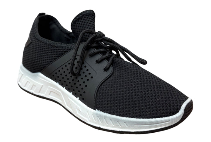 Black Breathable Shoes with Cage