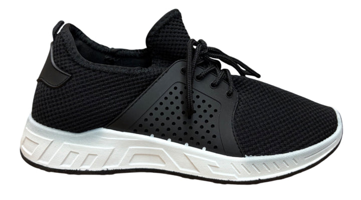 Black Breathable Shoes with Cage