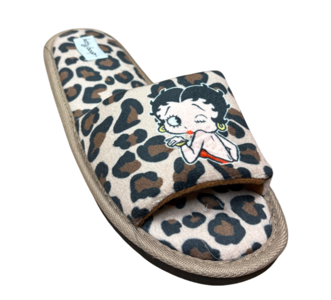 Betty Boop Rubber Sole Slide Sandals