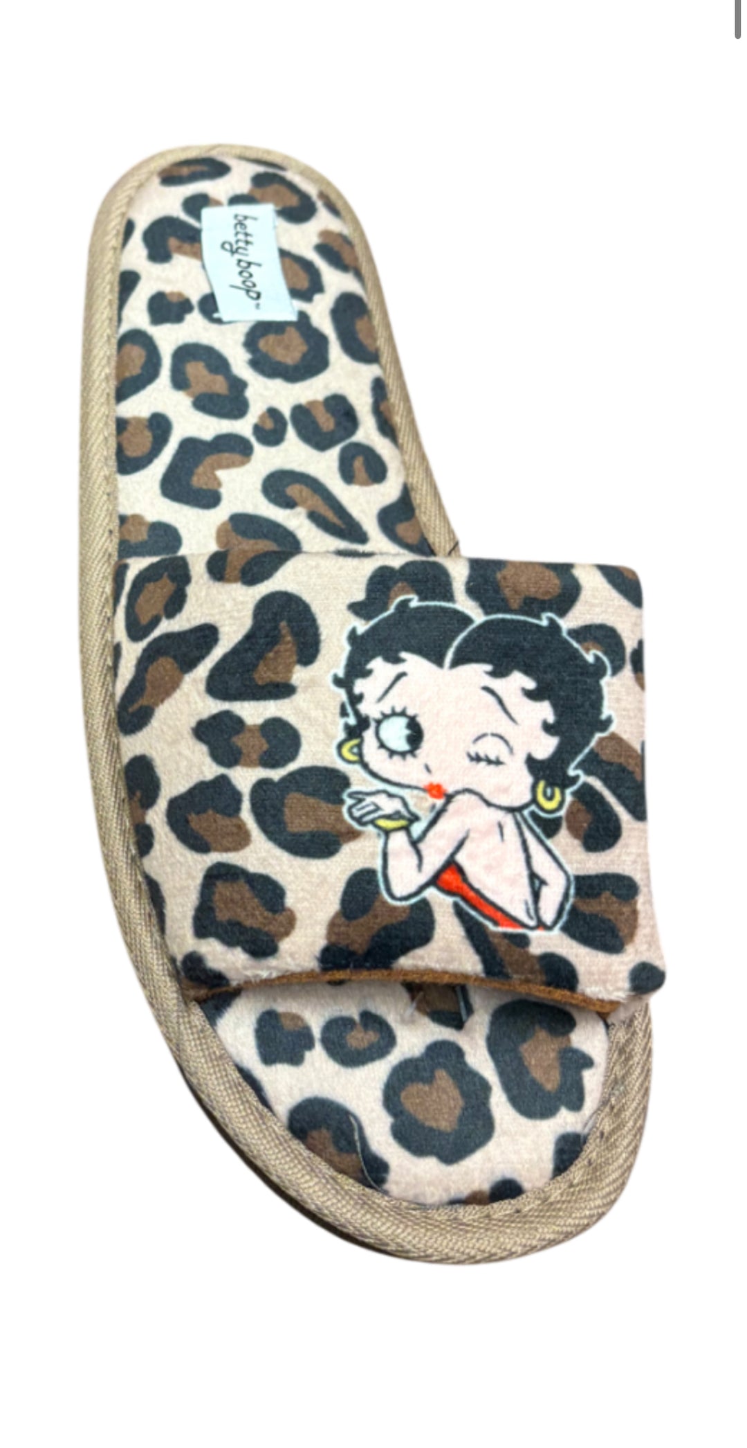 Betty Boop Rubber Sole Slide Sandals