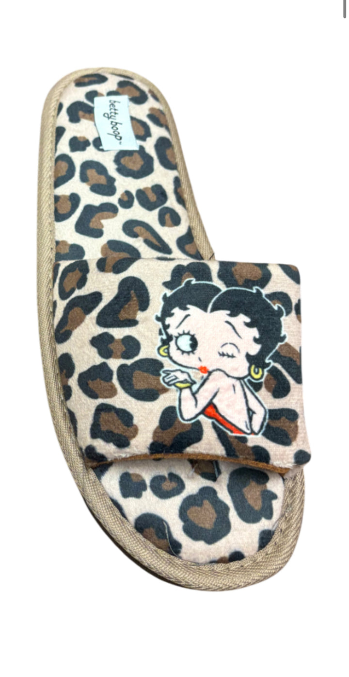 Betty Boop Rubber Sole Slide Sandals