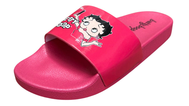Hot Pink Betty Boop Slide Sandals