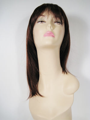 Copper Red-Brown Long Straight Wig