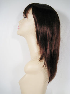 Copper Red-Brown Long Straight Wig
