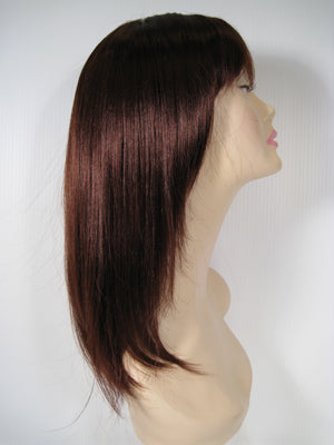 Copper Red-Brown Long Straight Wig
