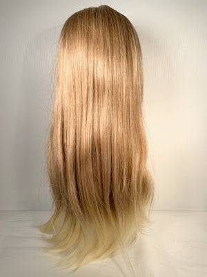 Two-Tone Transition Long Straight Wig