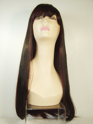 Two-Tone Long Straight Wig
