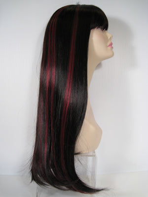 Two-Tone Long Straight Wig