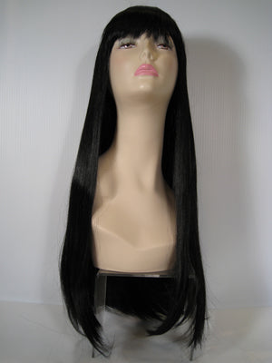 Black Long Straight Wig