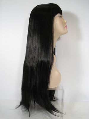 Black Long Straight Wig