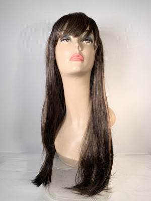 Two-Tone Long Straight Wig
