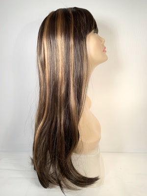 Two-Tone Long Straight Wig