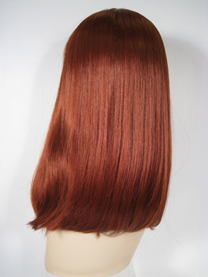 Copper Red Long Straight Wig