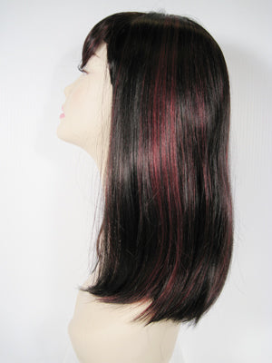 Two-Tone Long Straight Wig