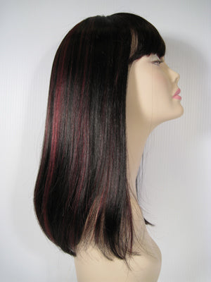 Two-Tone Long Straight Wig