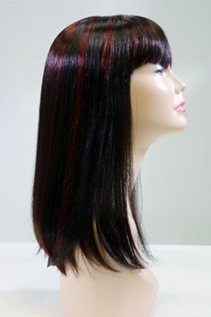 Two-Tone Long Straight Wig