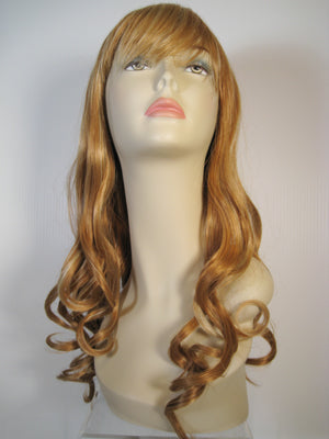 Two-Tone Long Curly Wig