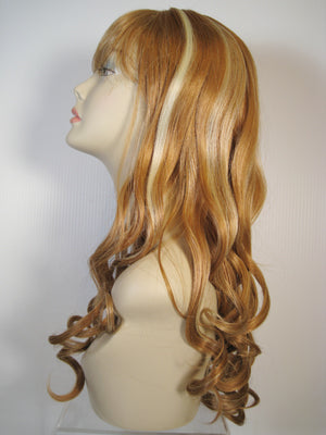 Two-Tone Long Curly Wig