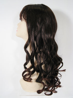 Two-Tone Long Curly Wig