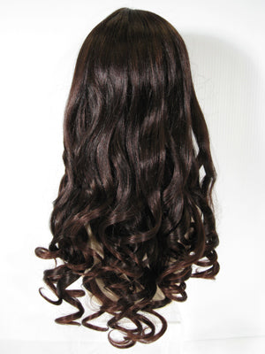 Two-Tone Long Curly Wig
