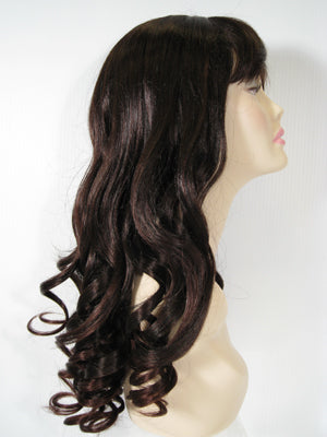 Two-Tone Long Curly Wig
