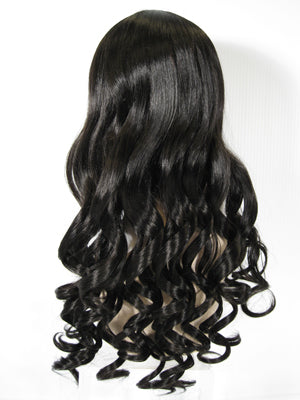 Black Long Curly Wig