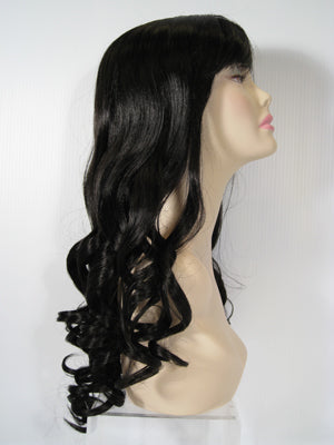 Black Long Curly Wig