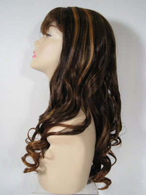 Two-Tone Long Curly Wig