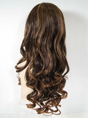 Two-Tone Long Curly Wig
