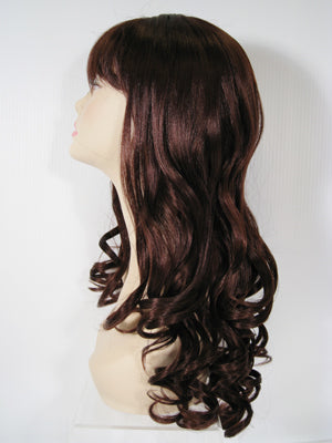 Brown Long Curly Wig