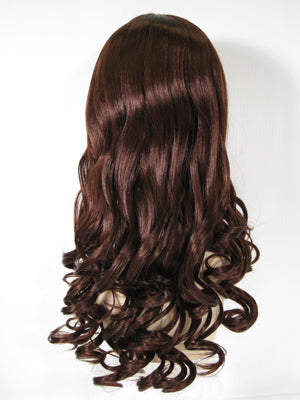 Brown Long Curly Wig