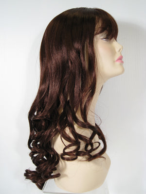 Brown Long Curly Wig