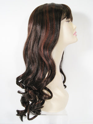 Two-Tone Long Curly Wig