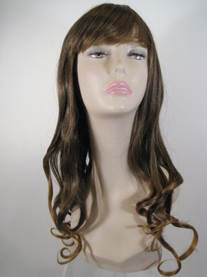 Two-Tone Long Curly Wig