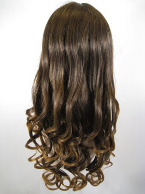 Two-Tone Long Curly Wig
