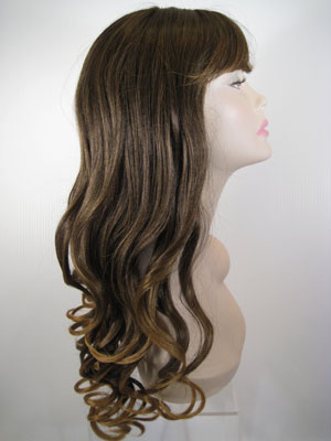 Two-Tone Long Curly Wig