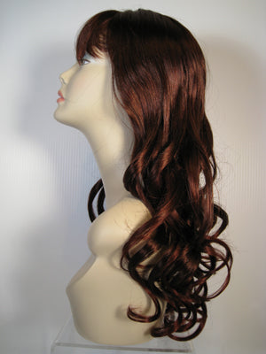 Two-Tone Long Curly Wig