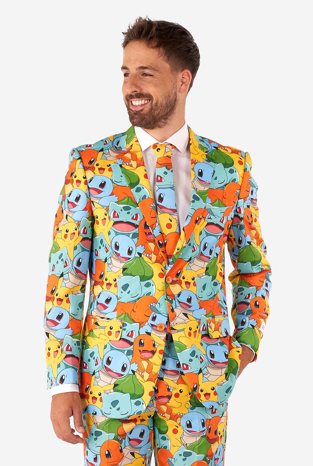 Pokémon Men's 3-Piece Suit Set All-Over Print