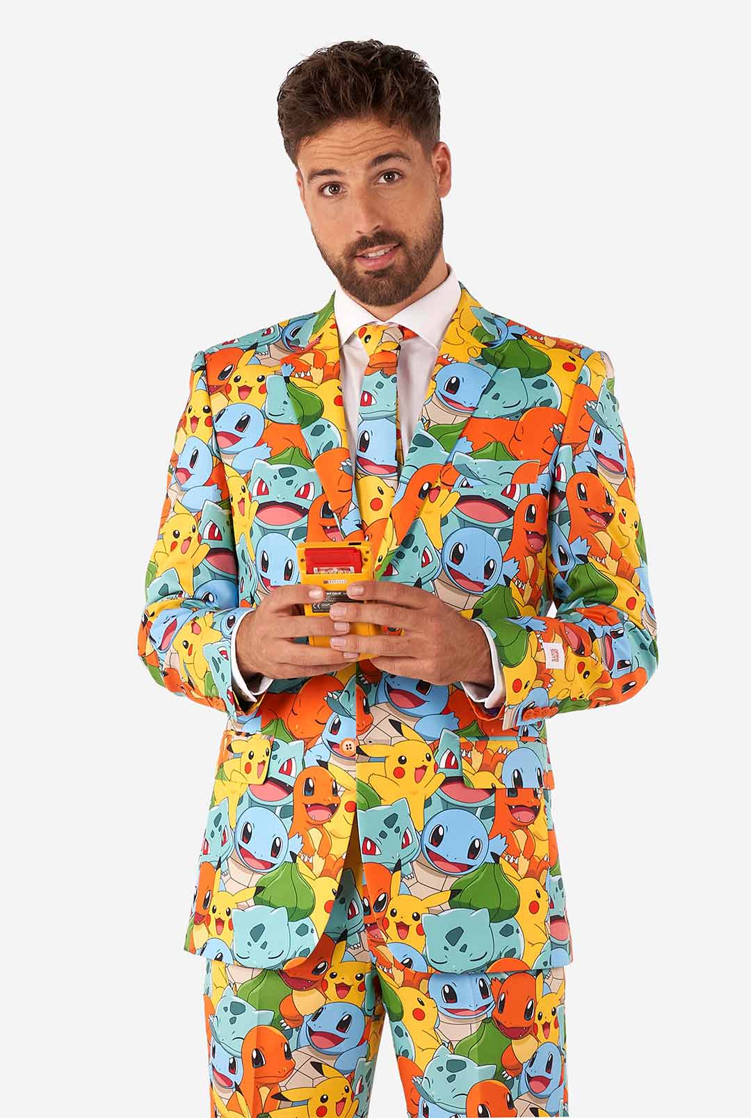 Pokémon Men's 3-Piece Suit Set All-Over Print