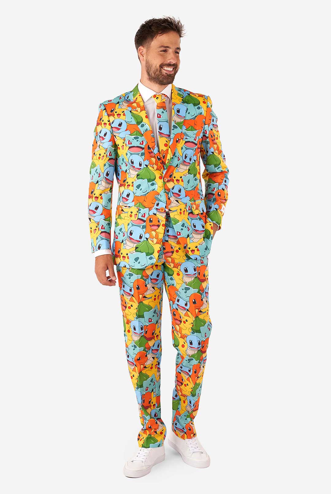 Pokémon Men's 3-Piece Suit Set All-Over Print