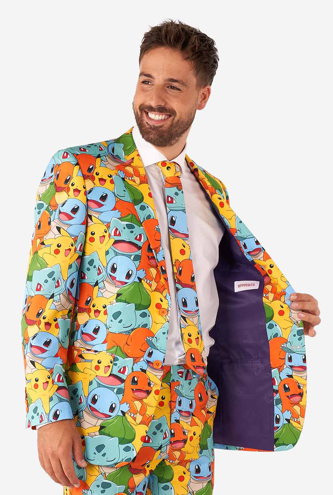 Pokémon Men's 3-Piece Suit Set All-Over Print