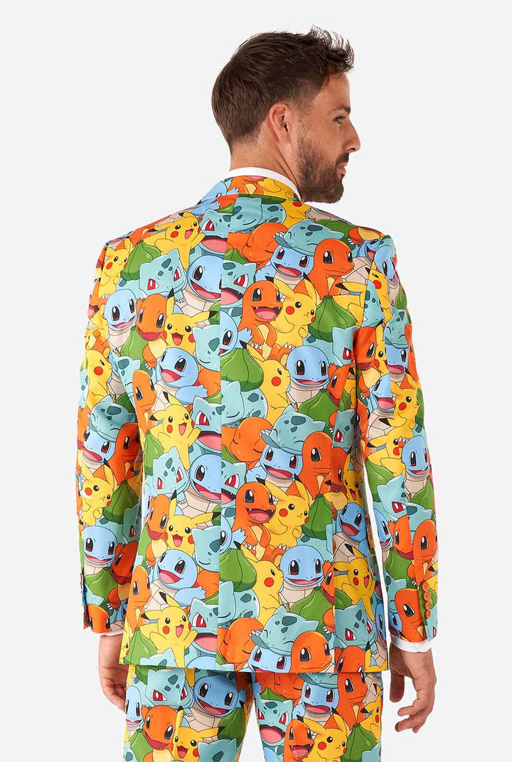 Pokémon Men's 3-Piece Suit Set All-Over Print