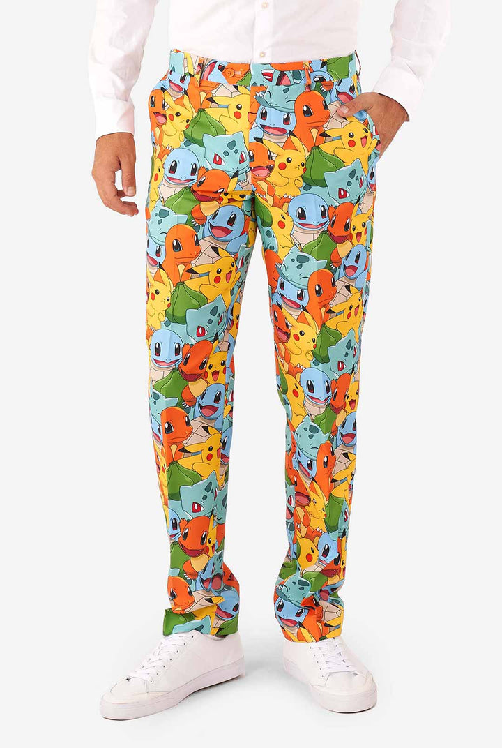 Pokémon Men's 3-Piece Suit Set All-Over Print