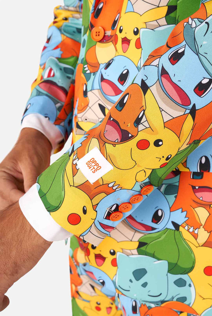 Pokémon Men's 3-Piece Suit Set All-Over Print