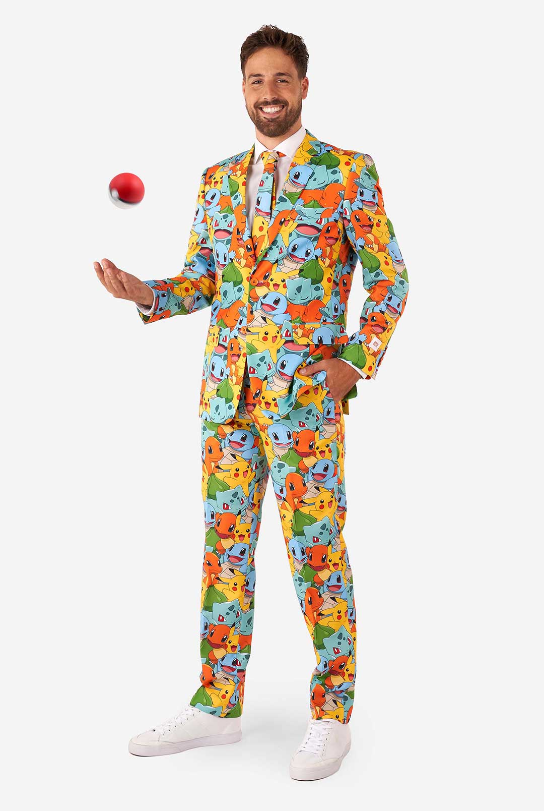 Pokémon Men's 3-Piece Suit Set All-Over Print