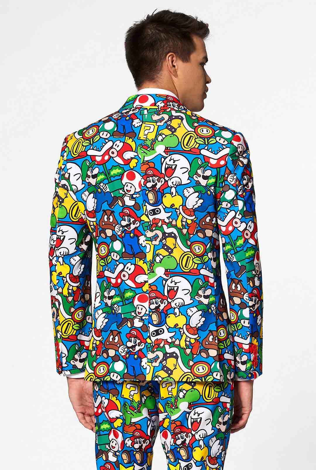 OppoSuits Super Mario Men's Novelty Suit 3-Piece Set