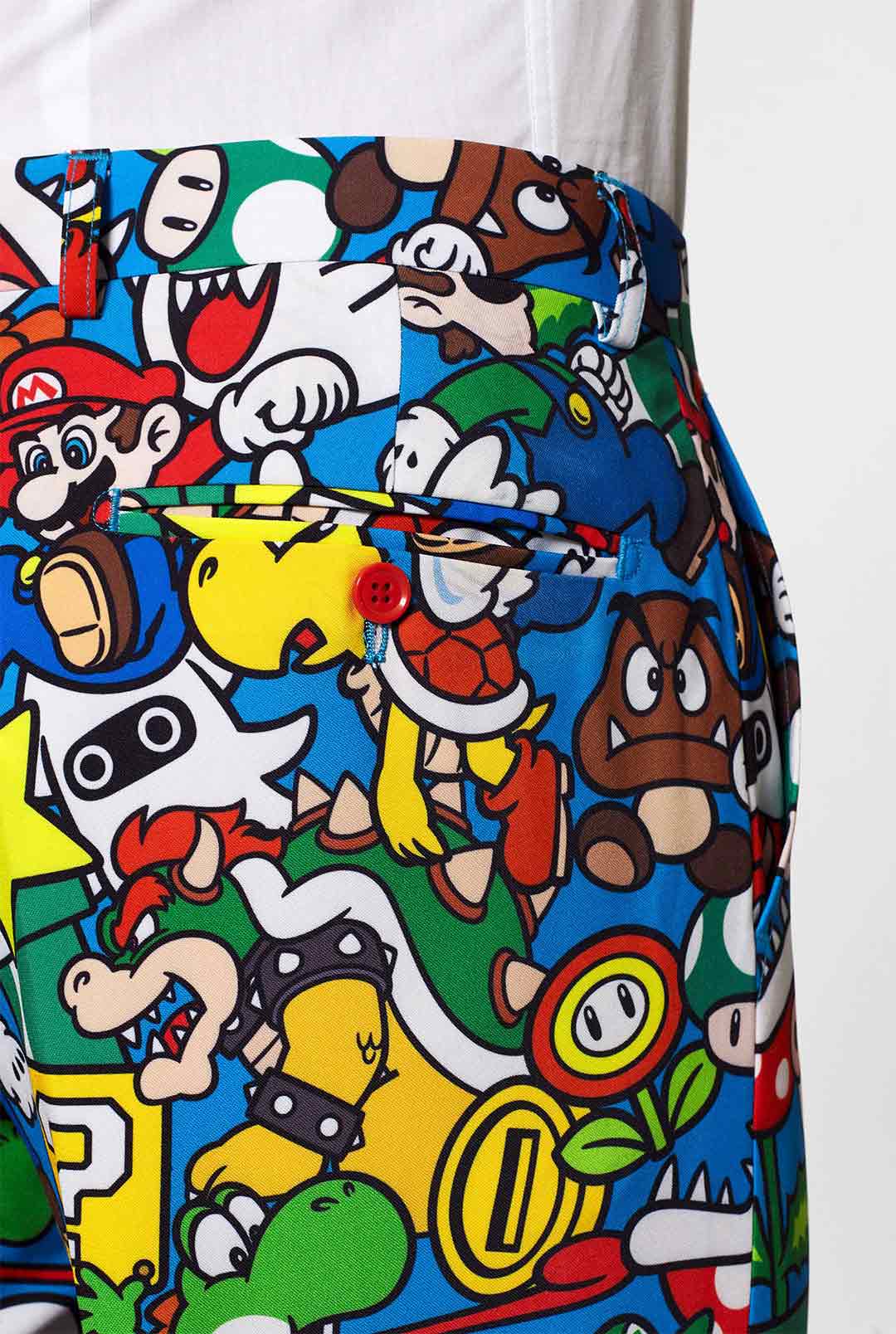 OppoSuits Super Mario Men's Novelty Suit 3-Piece Set