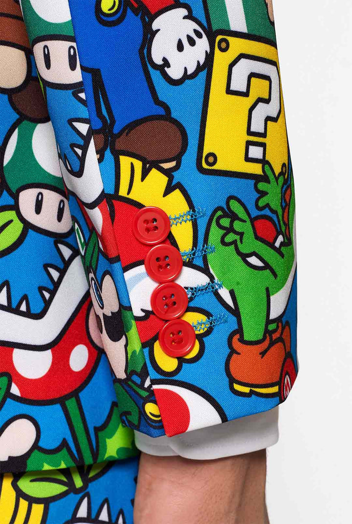 OppoSuits Super Mario Men's Novelty Suit 3-Piece Set