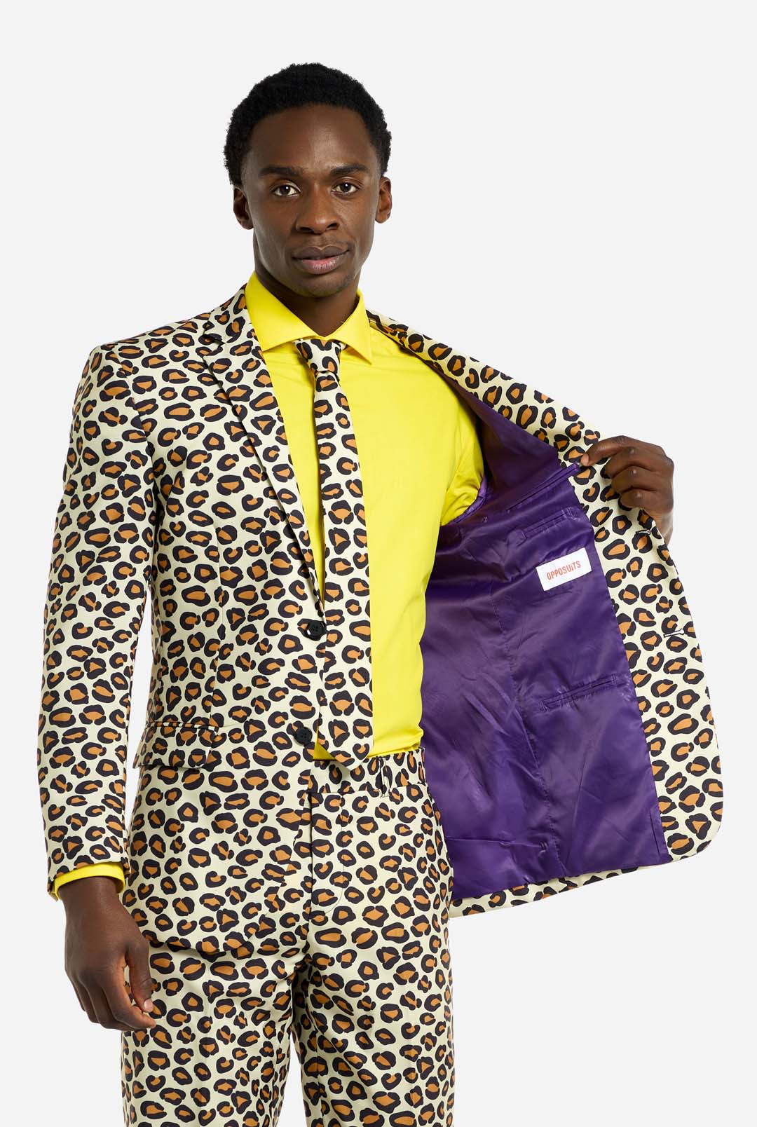 OppoSuits The Jag Men's Suit Leopard Print