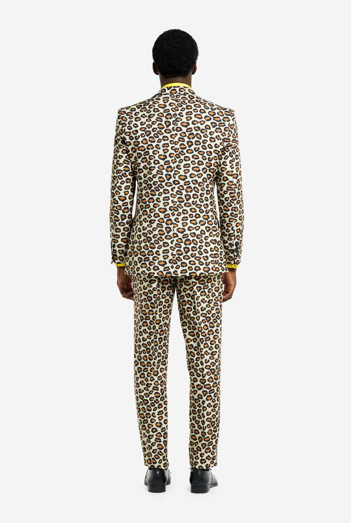 OppoSuits The Jag Men's Suit Leopard Print